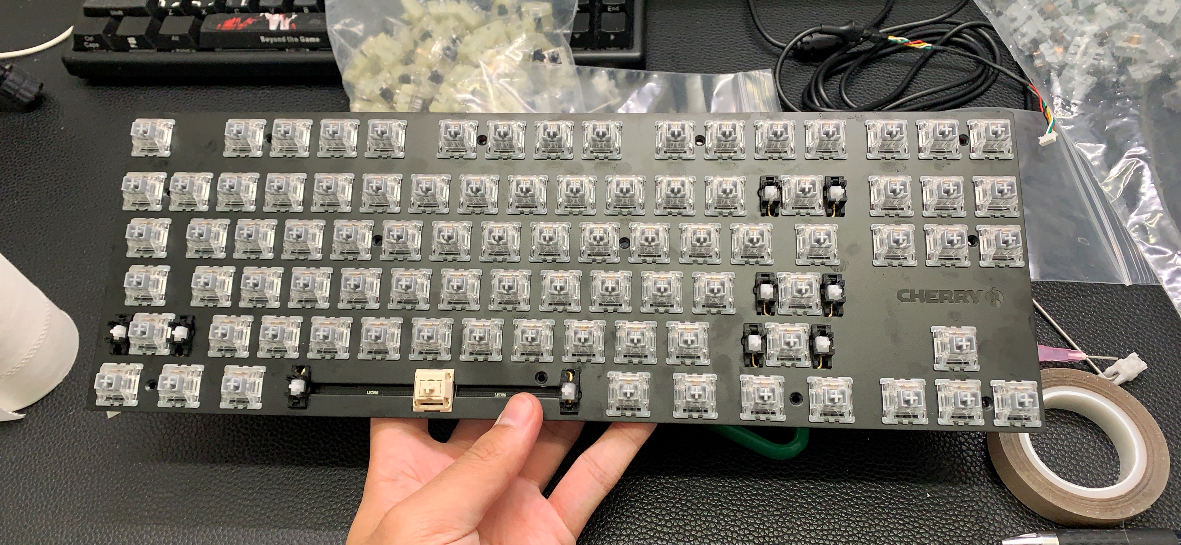 cherrymx80改g银轴