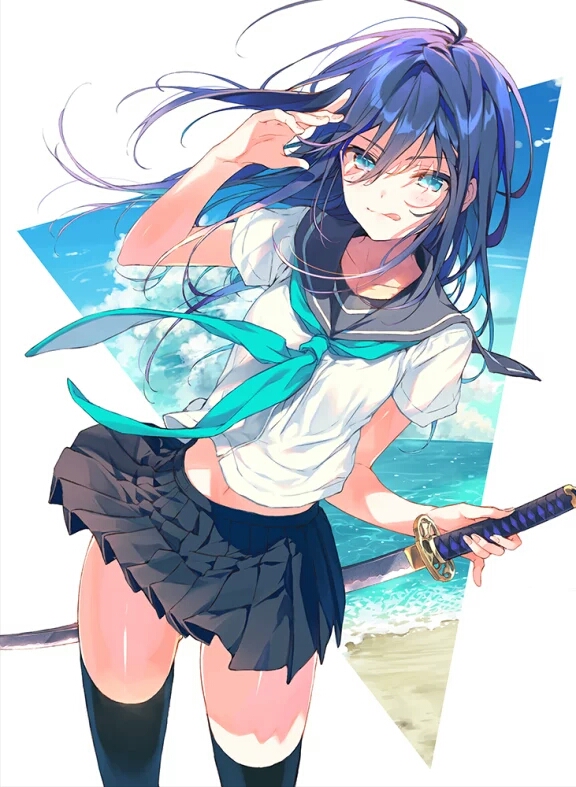 二次元精选美图,刀与少女集