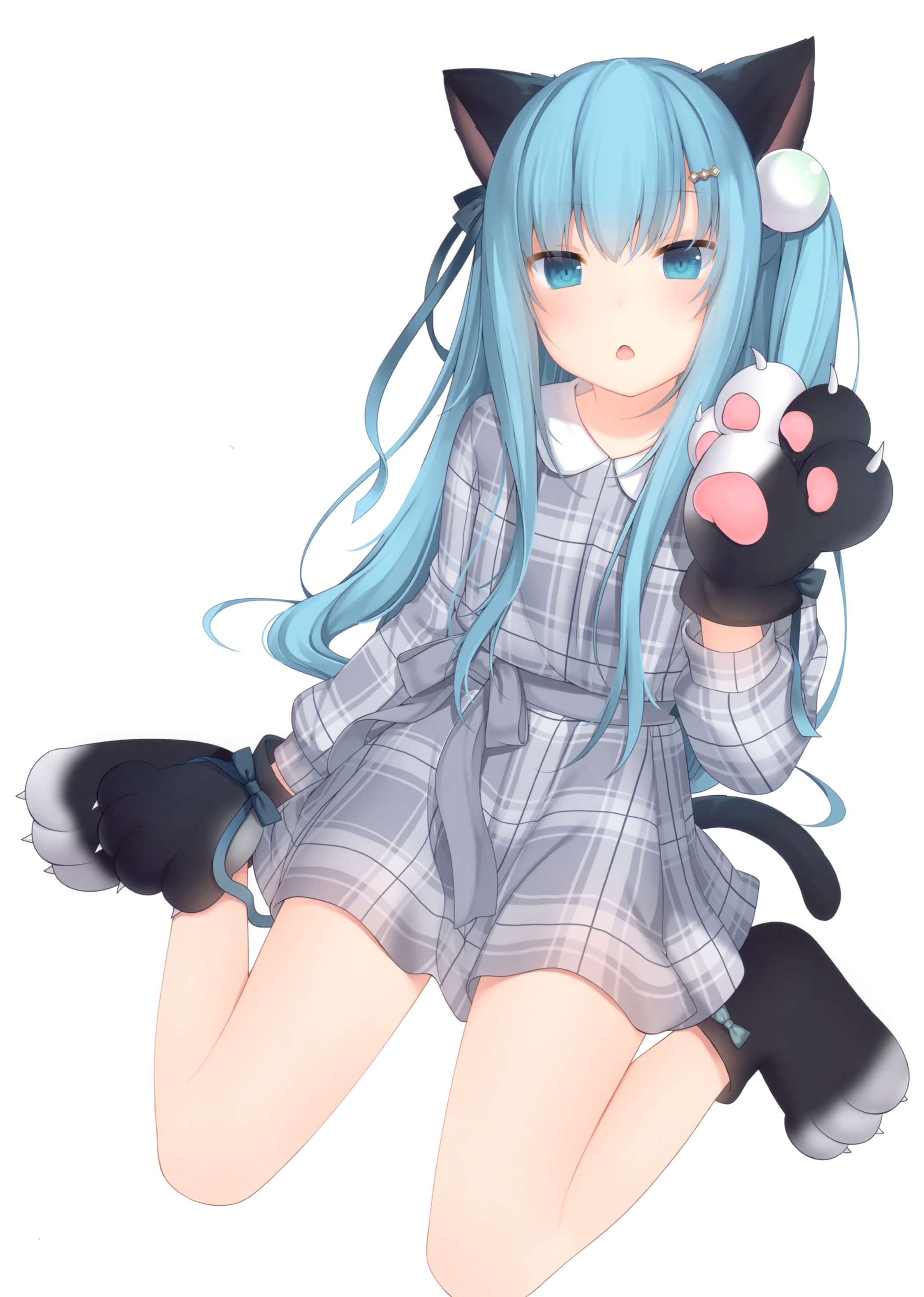 awsl,来看看非常可爱色气的二次元美少女猫娘吧