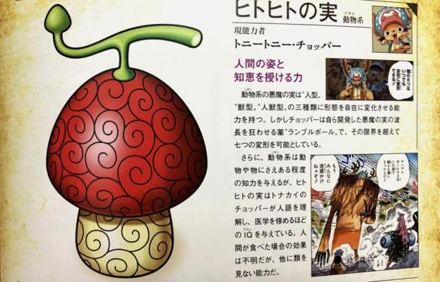 海贼王恶魔果实图鉴尾田发布5颗恶魔果实的造型
