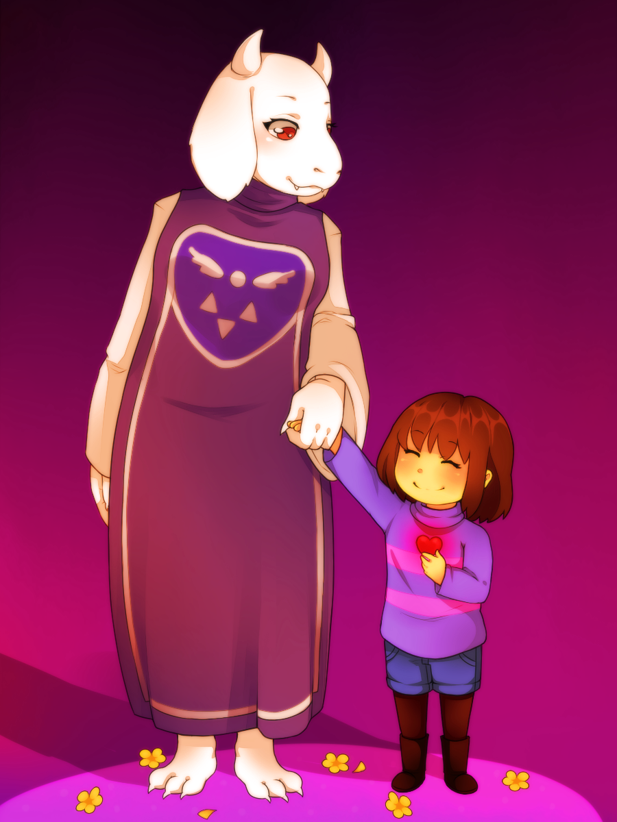 【undertale】传说之下精美人物图包 (toriel&frisk篇)