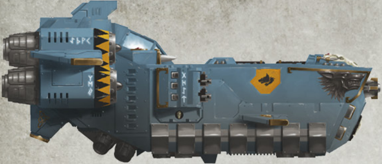 【战锤40k】巨狼之翼——太空野狼炮艇机(spacewolves