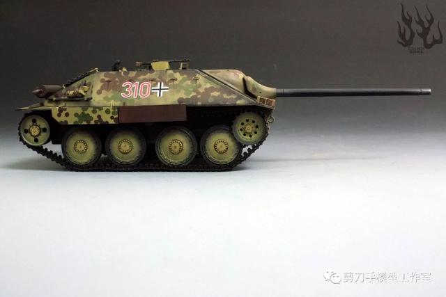 「战末权宜-德75mml71追猎者轻型驱逐战车」沈阳剪刀手模型工作室