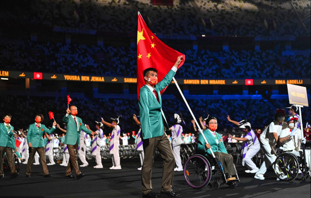 完美收官!中国残奥代表团连续五届金,奖牌榜双项第一!
