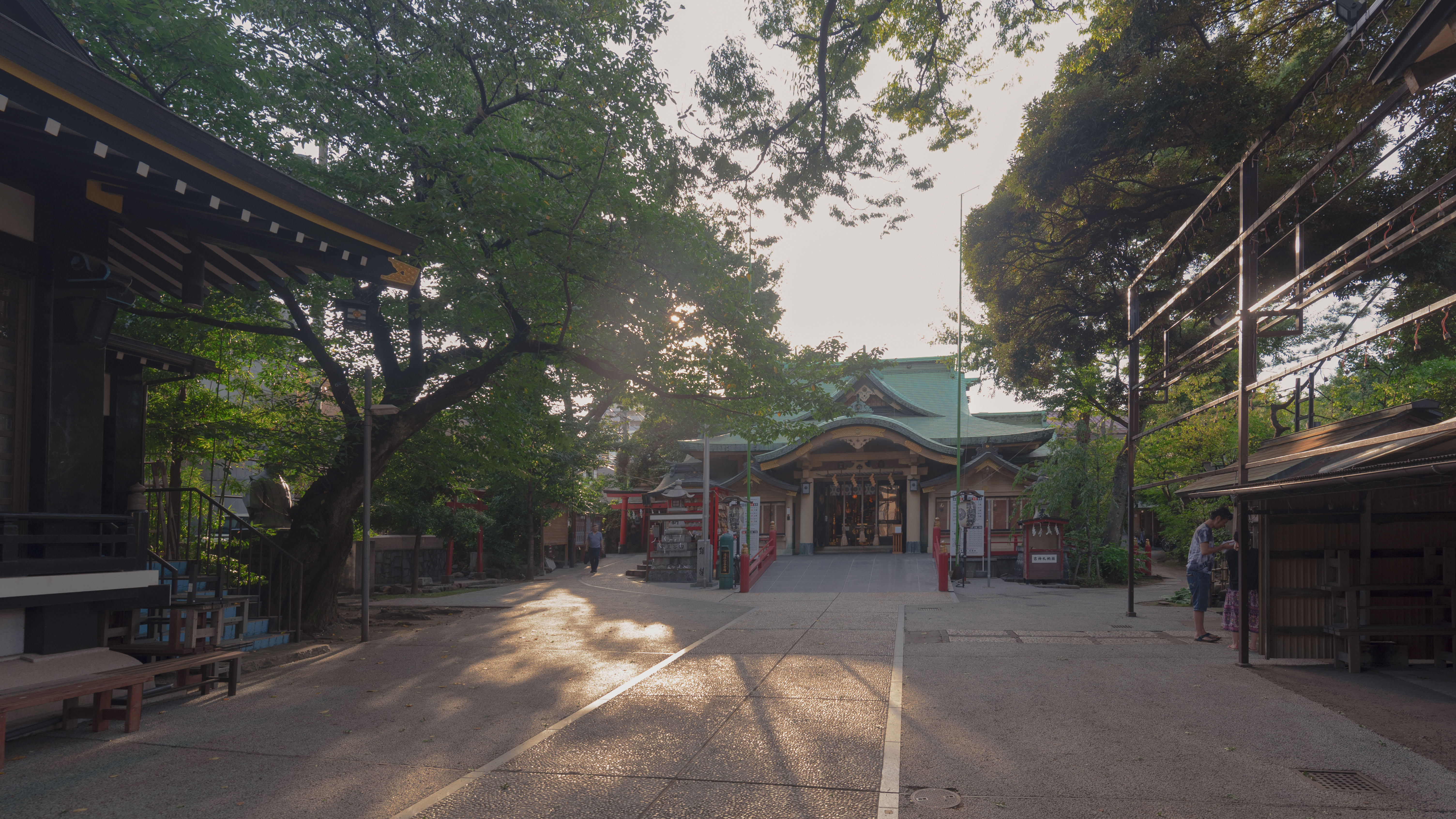 须贺神社内