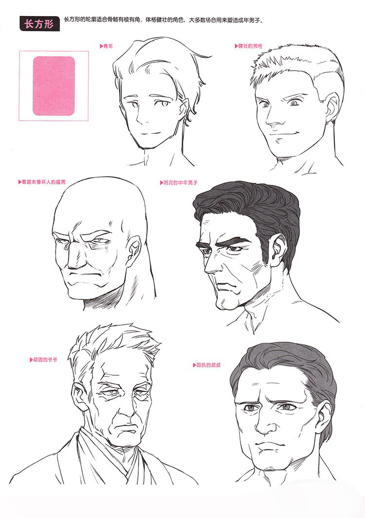 【绘画素材】漫画动漫角色表情绘制 面部表情的绘画方法