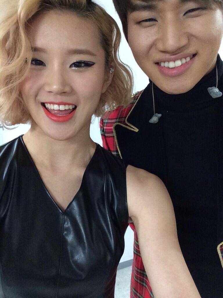 140112 【推特】伴舞金敏贞更新#daesung