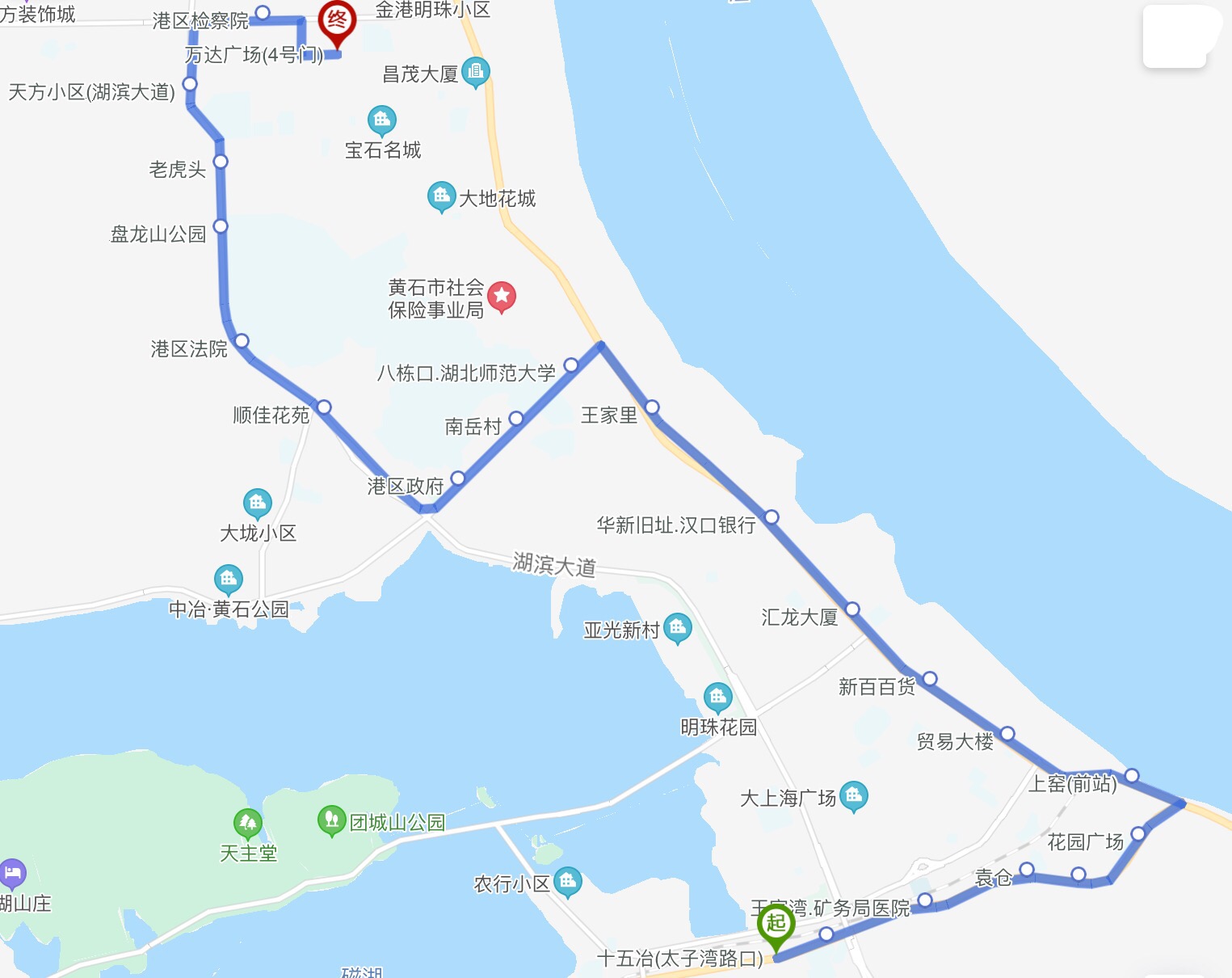 黄石20路——曾经的环线公交