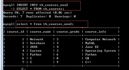 mysql怎么用insert在表中添加数据  第1张