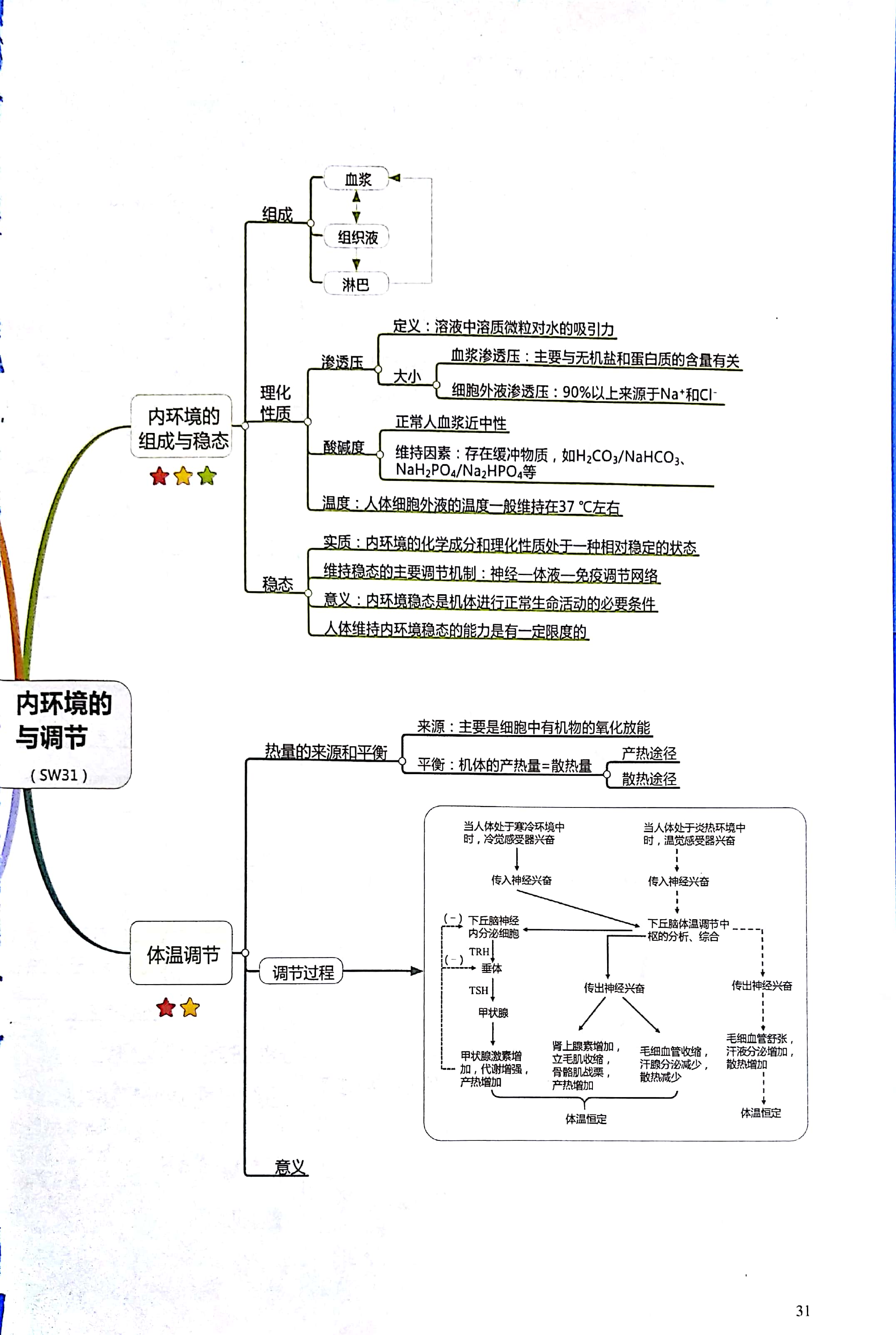 高中生物思维导图