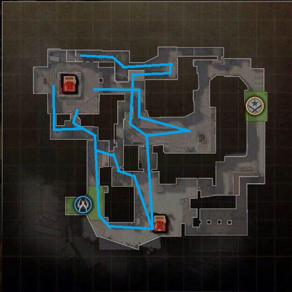 cs:go快速入坑指南 -5(地图篇 de_mirage)