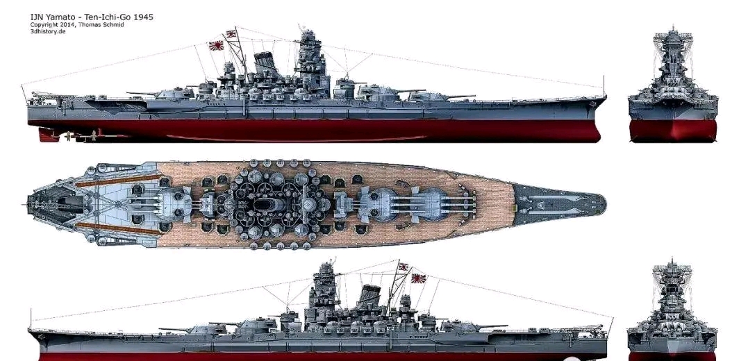 二战"最强"战列舰日本大和号