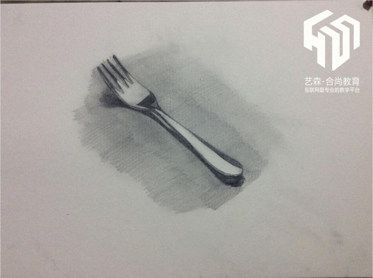 餐叉素描教程详解