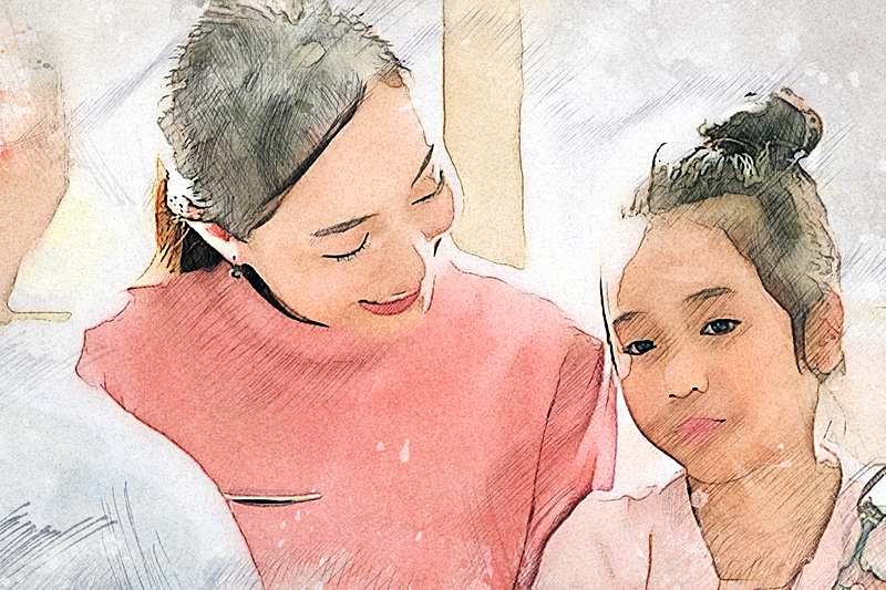 除此之外,妈妈还要约束她的人际关系,只能和班级里成绩好的人做朋友,