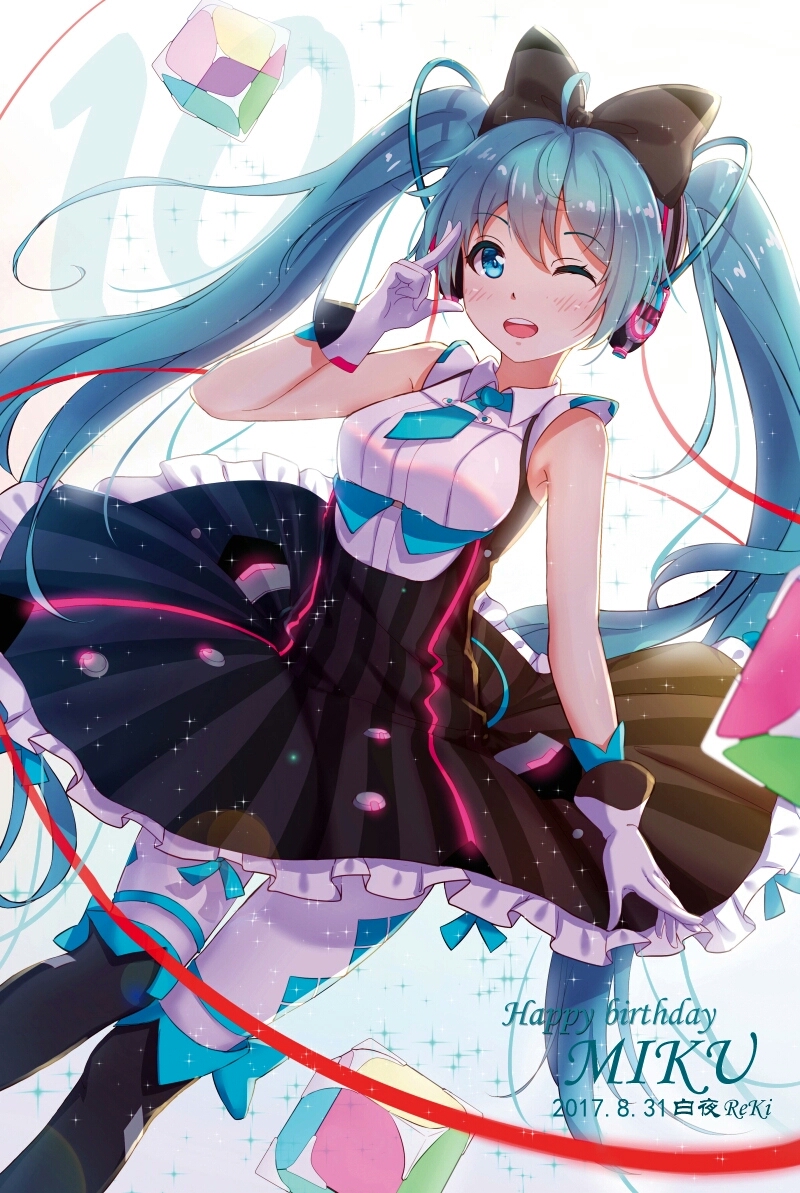 兴趣 绘画 那些可爱的二次元妹子(初音篇)