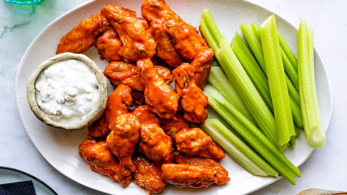布法罗辣鸡翅(buffalo wings)