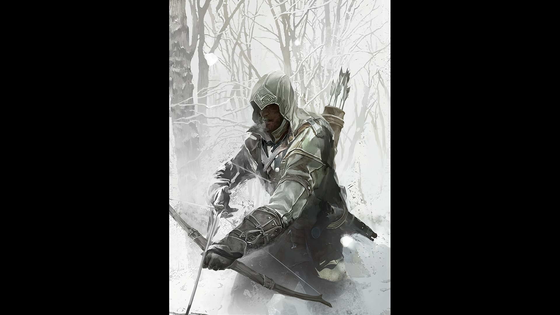 《刺客信条3》早期概念图包含人物,地点,武器等原画