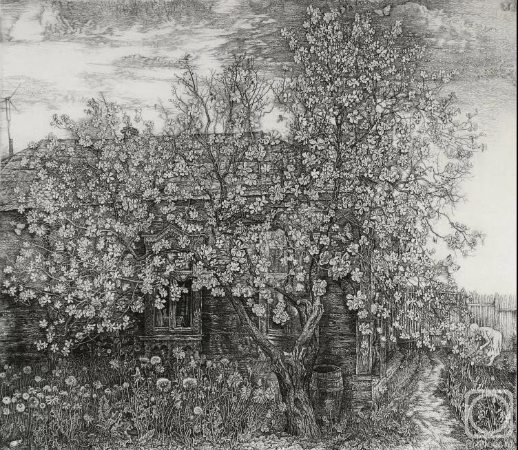 这素描风景画的像迷宫一样,线条和光影根本让临摹者摸