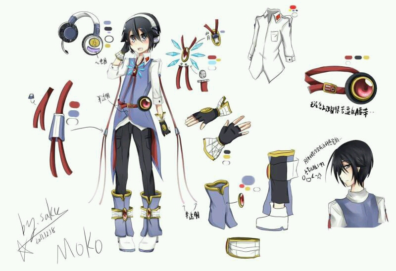希望萌南北组的宝宝们不要忘记这一点(ω") moko→徵羽摩柯(初设似乎