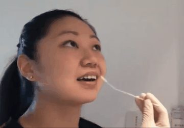 没有女人不爱自拍,美国球员张安,来中国被捅鼻子核酸检测发视频