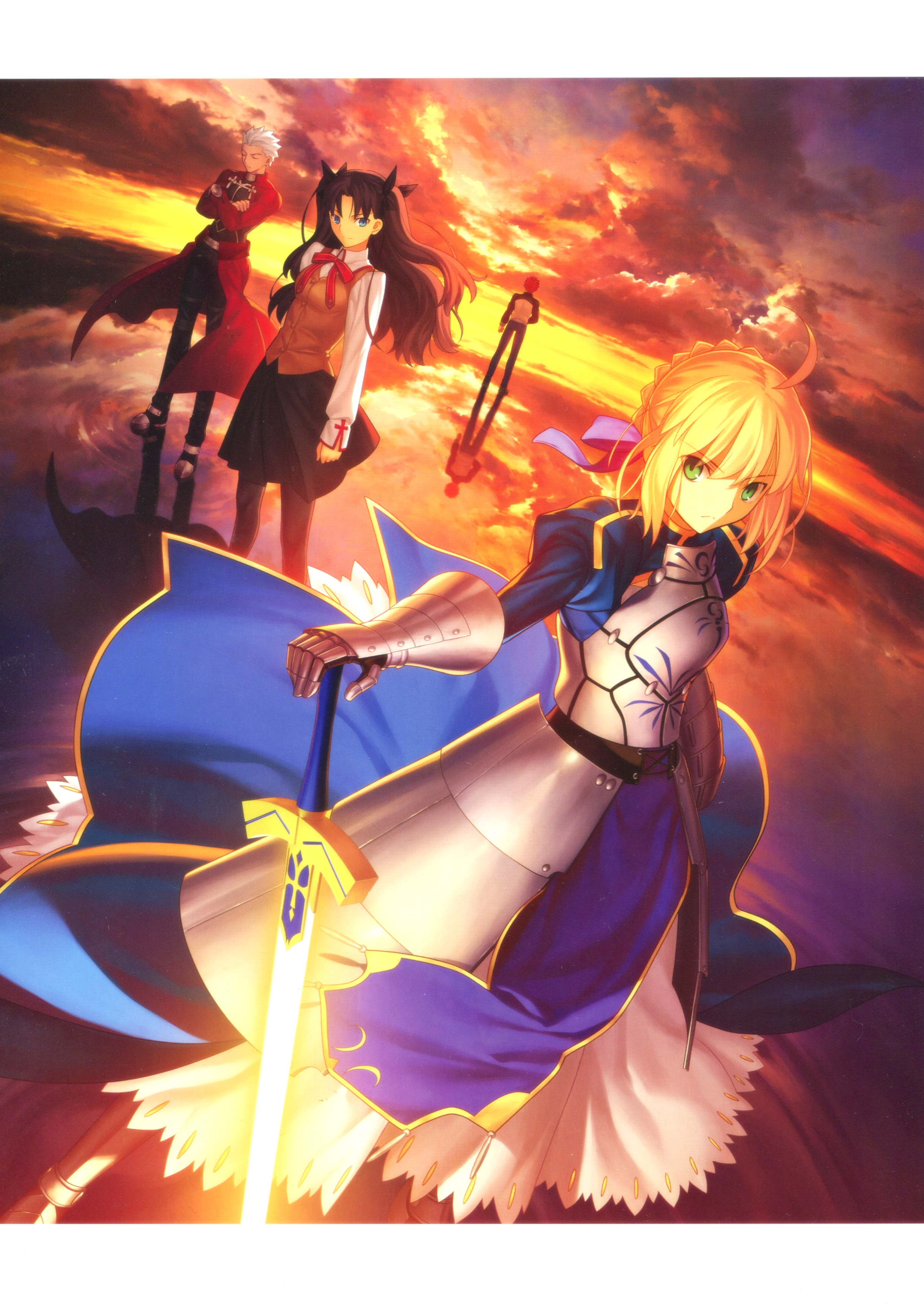 fate画集武内崇系returntoavalon多角色合照部分ii