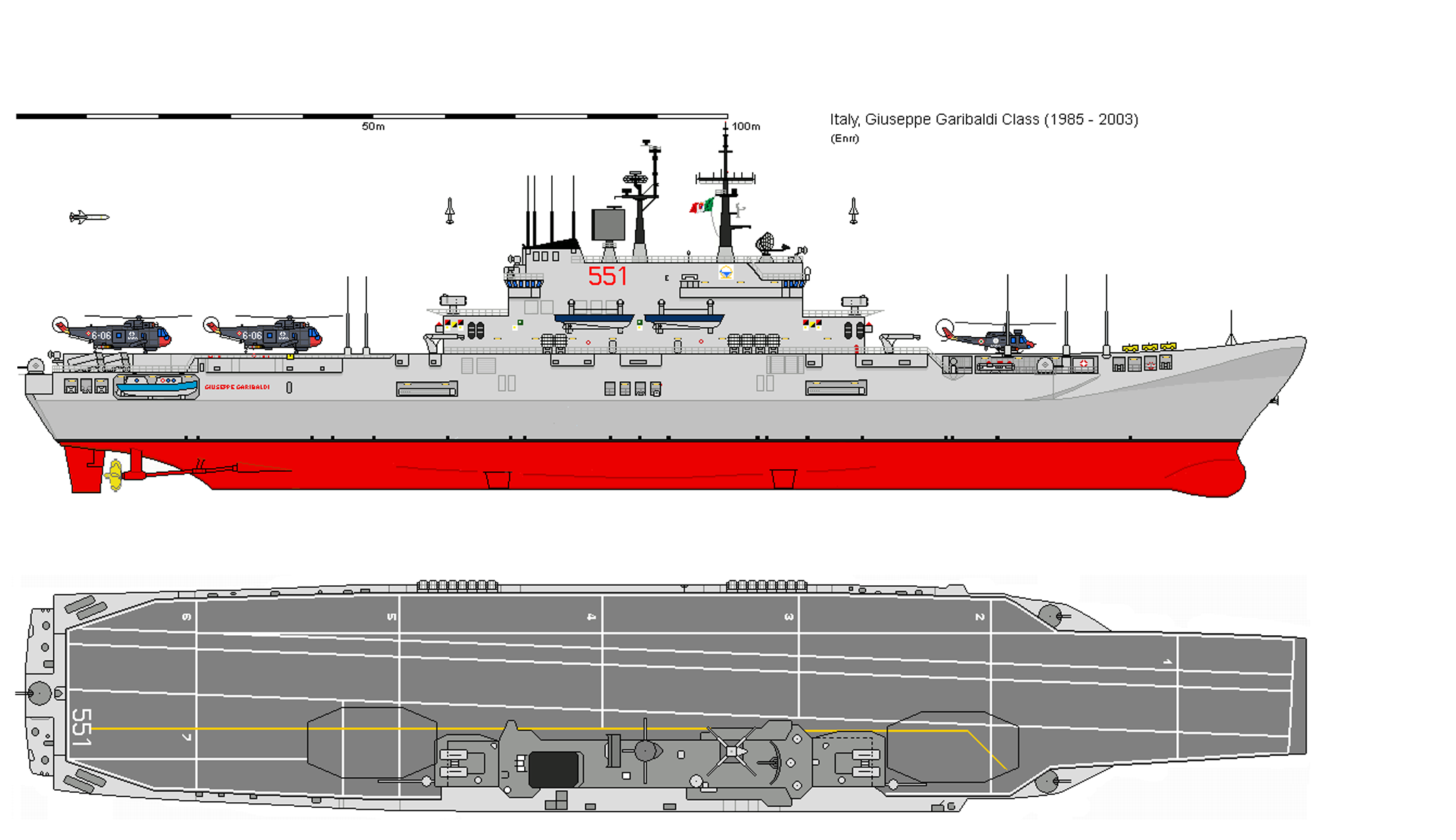 航母上的小细节,轻型航母增强战力的必修课,舰艏右侧超级停机区