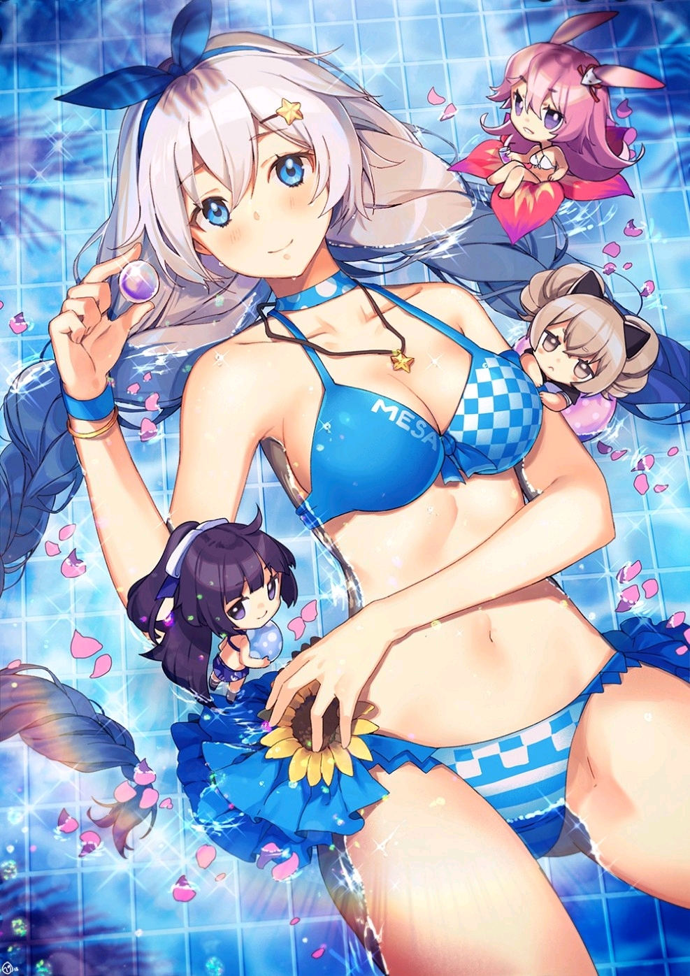 【夏日清流】二次元泳装美少女美图/壁纸②有你喜欢的