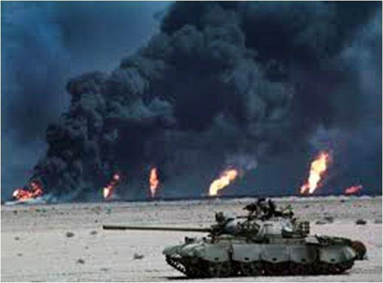 1990年8月2日凌晨1点,伊拉克突然向科威特边境发动了全面进攻.