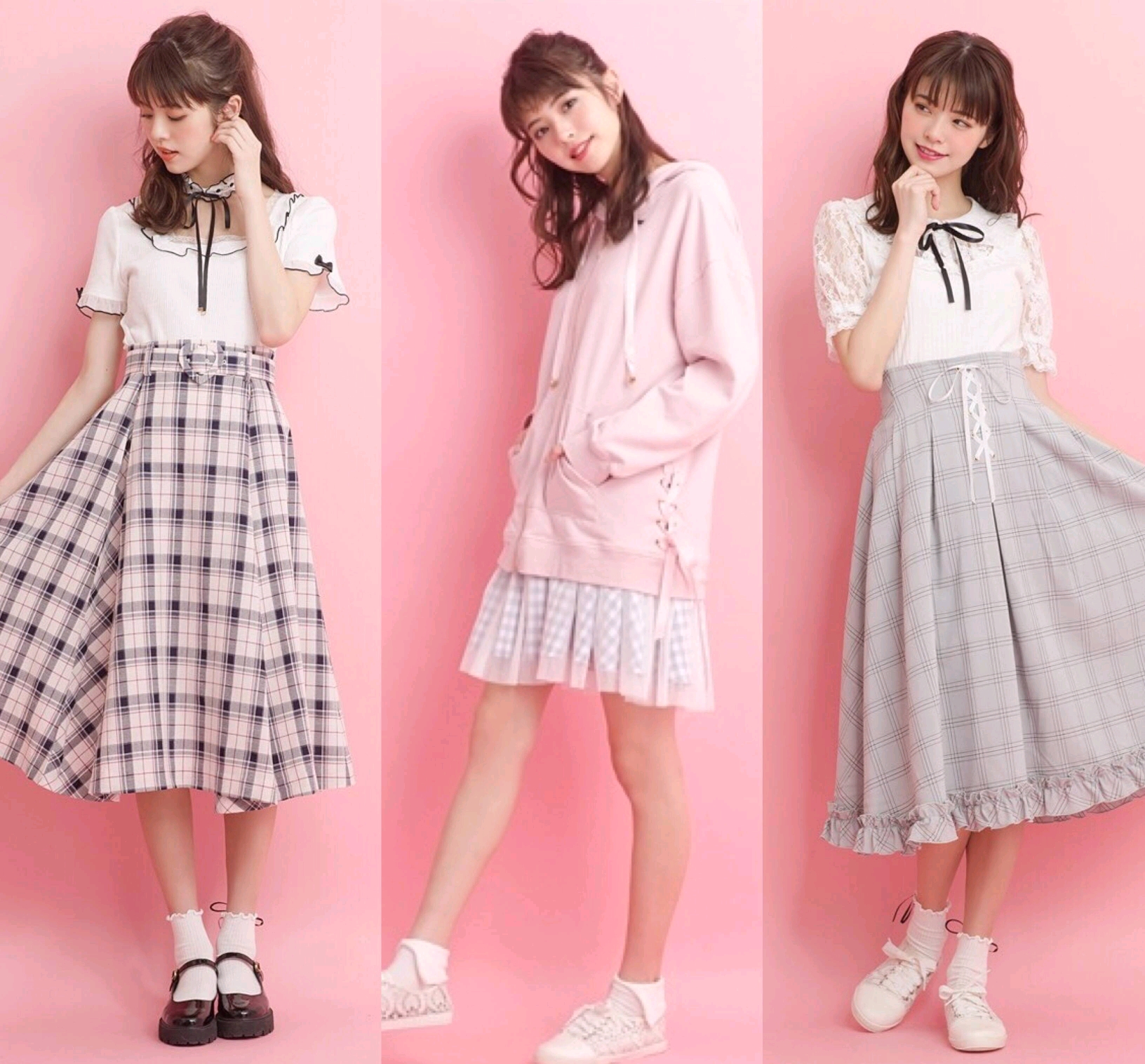2019 春夏 look book 日系甜美风格