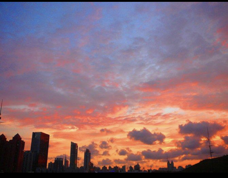 夕阳  
