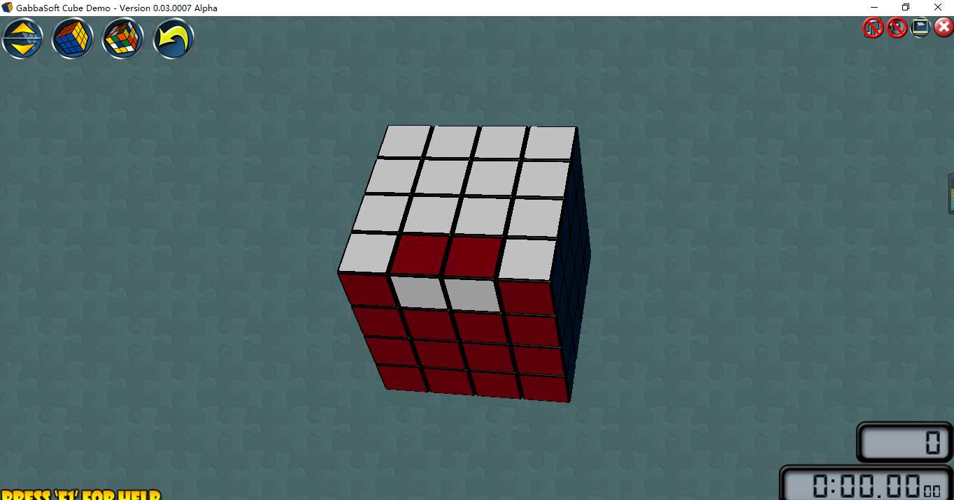 四阶魔方特殊公式:翻棱公式
