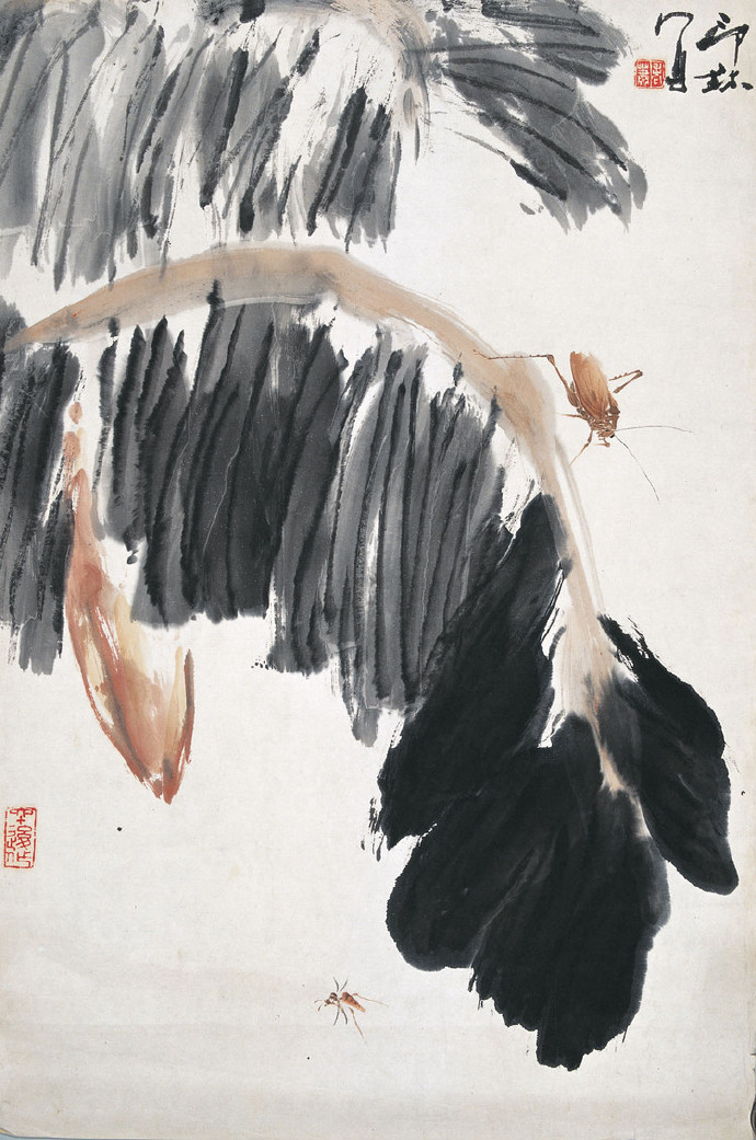 中国当代著名花鸟画家之一天津美术学院教授萧朗作品学习欣赏