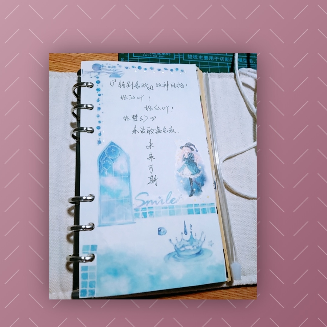 这张也作为了我的算是封面的手帐.