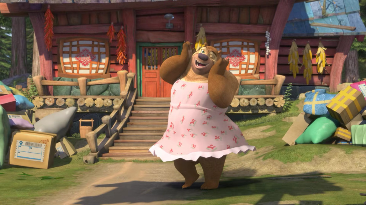 不过喜欢穿裙子的熊二,癖好有点特殊,但卖萌起来,还是很可爱滴