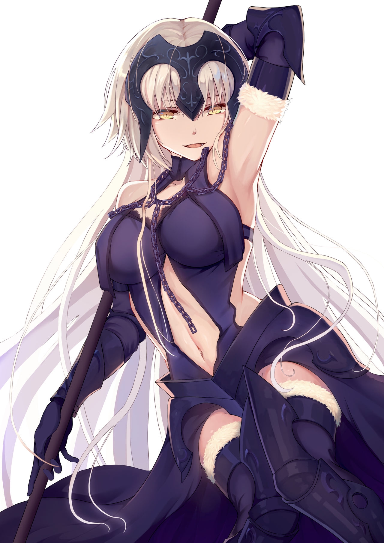 动画 动漫杂谈 fgo 黑贞 美图推荐 贞德〔alter〕是《fate/grand