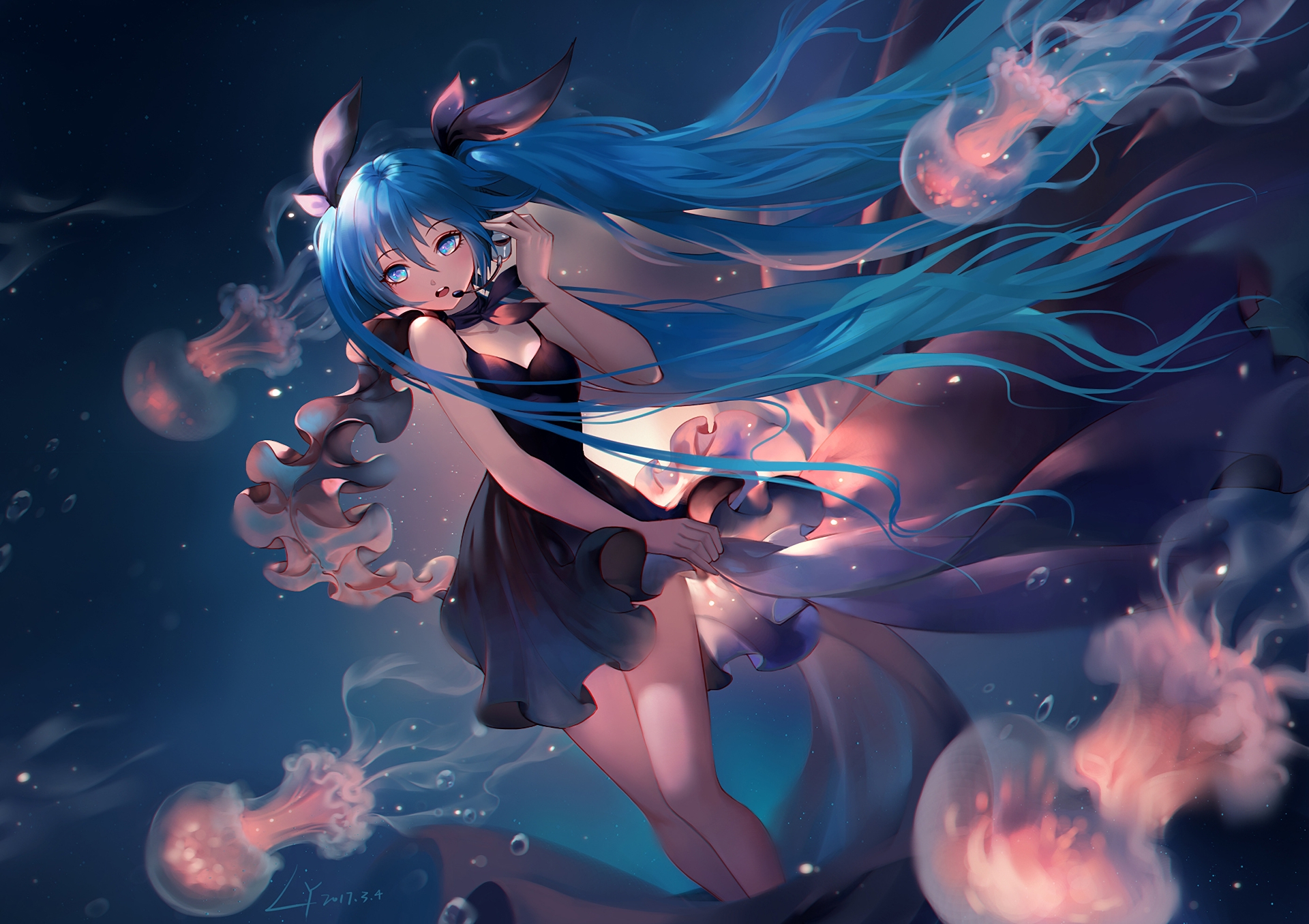 初音未来高清壁纸拿走不谢