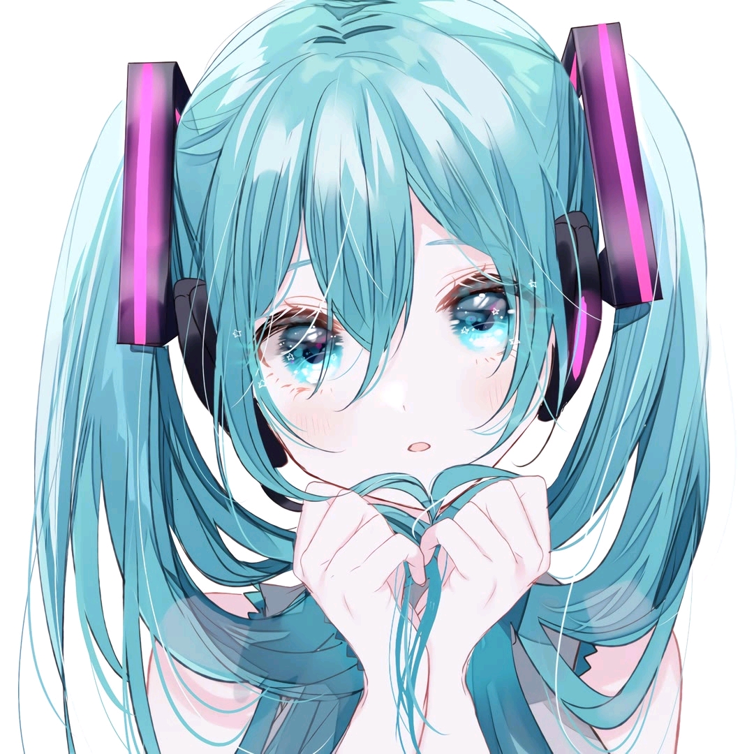 初音未来动漫头像:因为你很重要啊