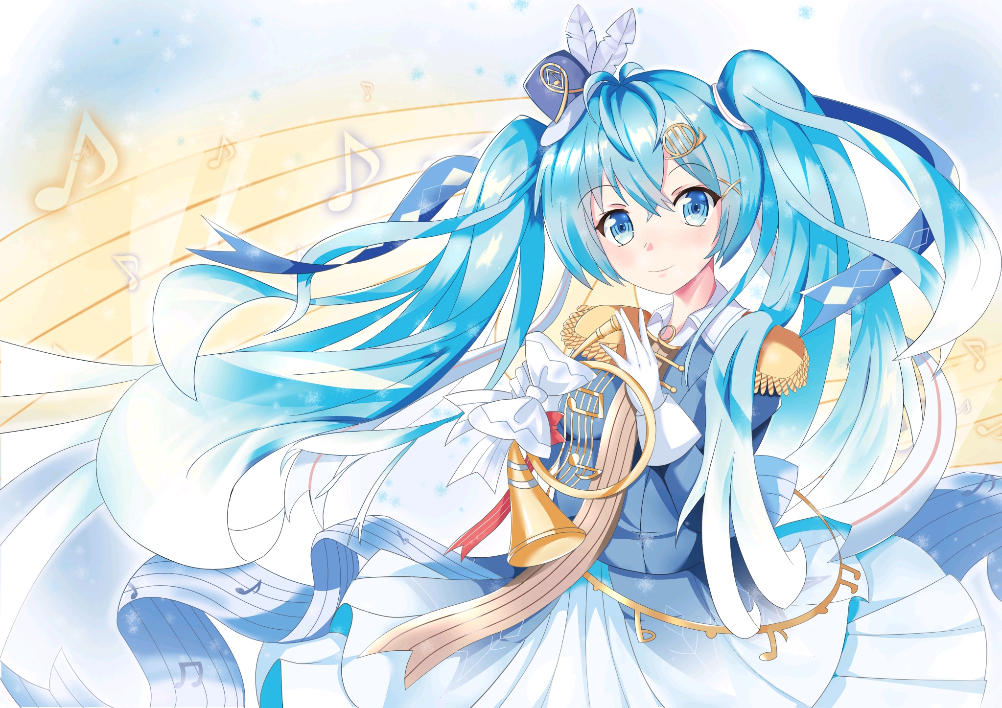 超好看的初音未来和洛天依