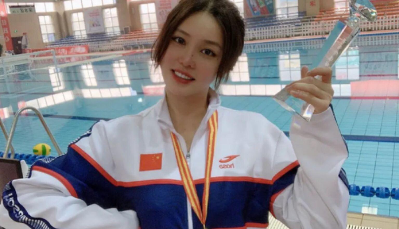 中国女子水球队长"素颜女神"熊敦瀚,堪称运动场的颜值