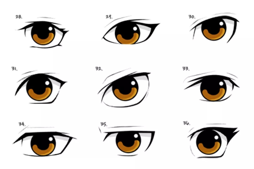 60种眼睛示例,各种形态的眼睛一篇全搞定!