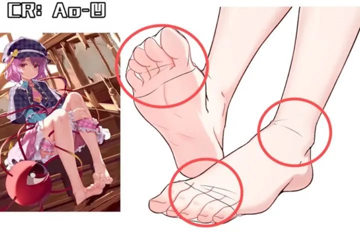 绘画教程黑丝or白丝不同材质丝袜的画法教程