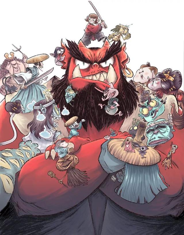 这是一部西方讲述日本妖怪的漫画 《korokke》 文/米线 妖怪的产生