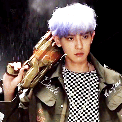 exo动图每一张都是颜值暴击灿烈篇