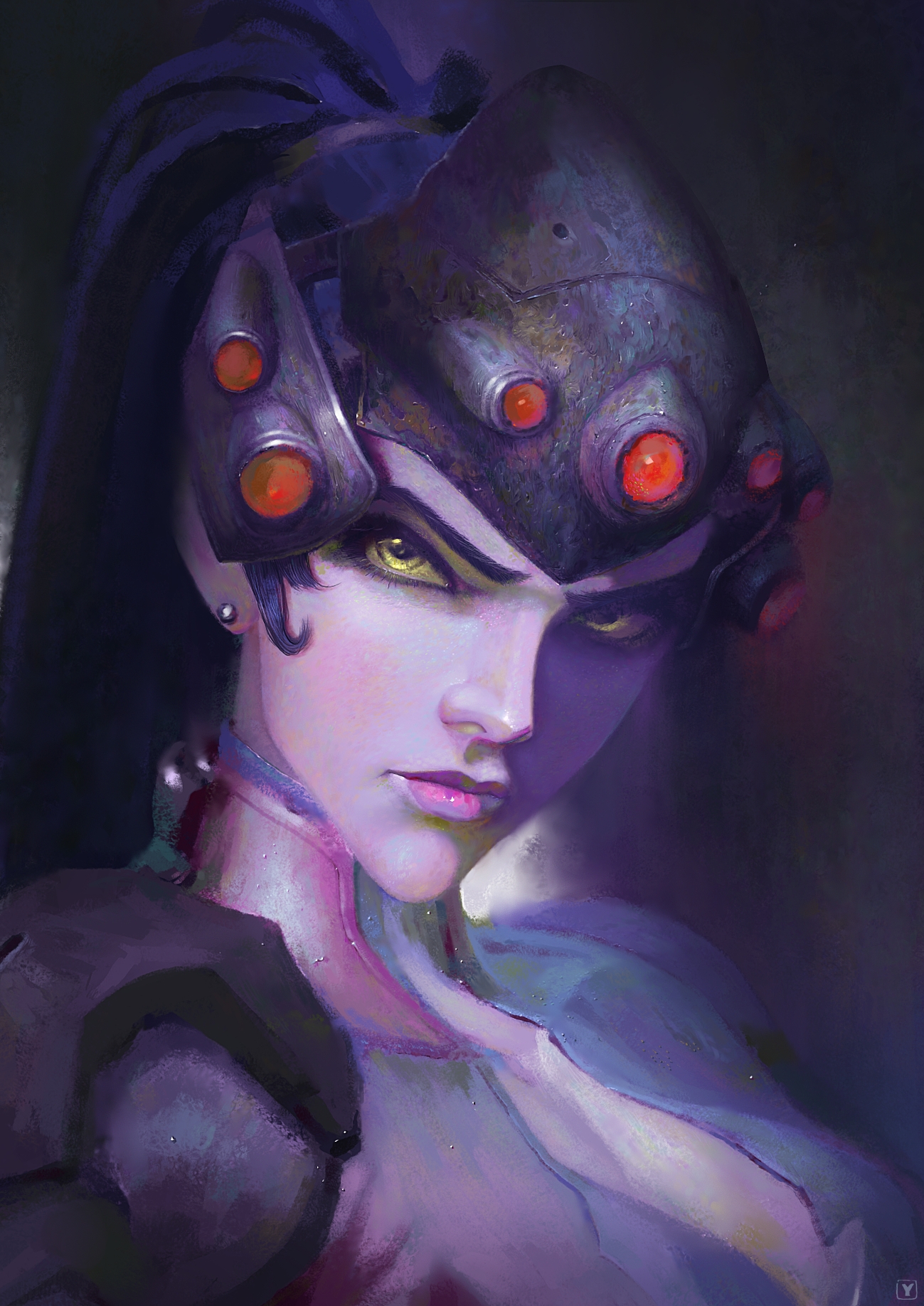 守望先锋の黑百合壁纸