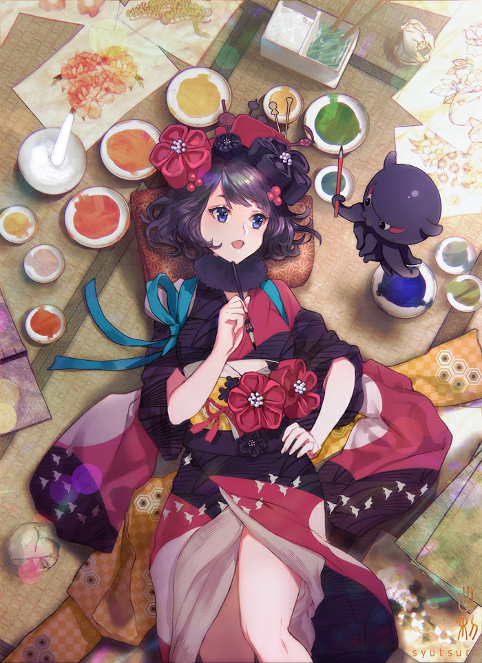 动画 动漫杂谈 3期 p站画师推荐二次元萌妹子 (葛饰北斋) 烤章鱼 章鱼