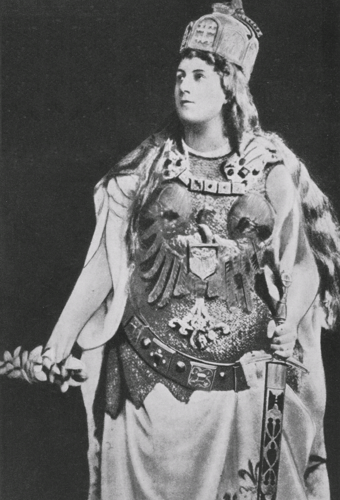 1891年,安娜·弗林饰演的日耳曼尼亚女神