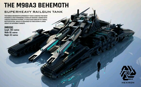 未来科幻概念坦克