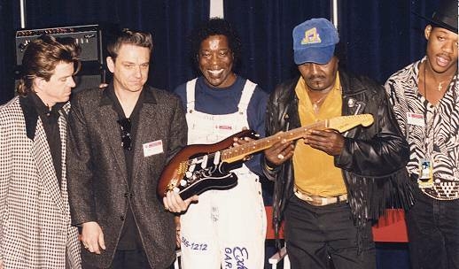 1992 年 namm ,在 chris layton, jimmie vaughan,buddy guy,albert