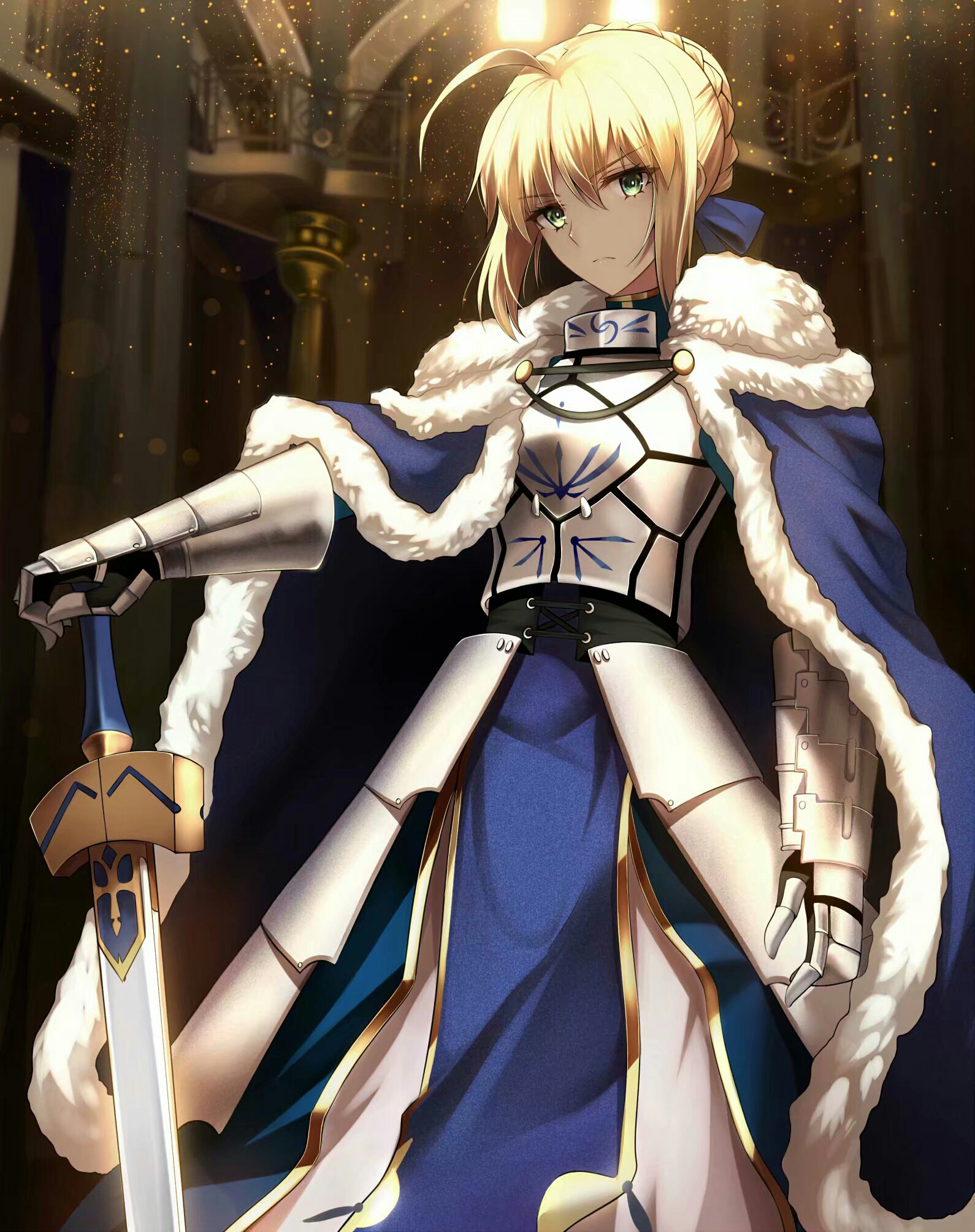 saber美图|超清图片|头像壁纸|fate|和服婚纱剑装.|30p