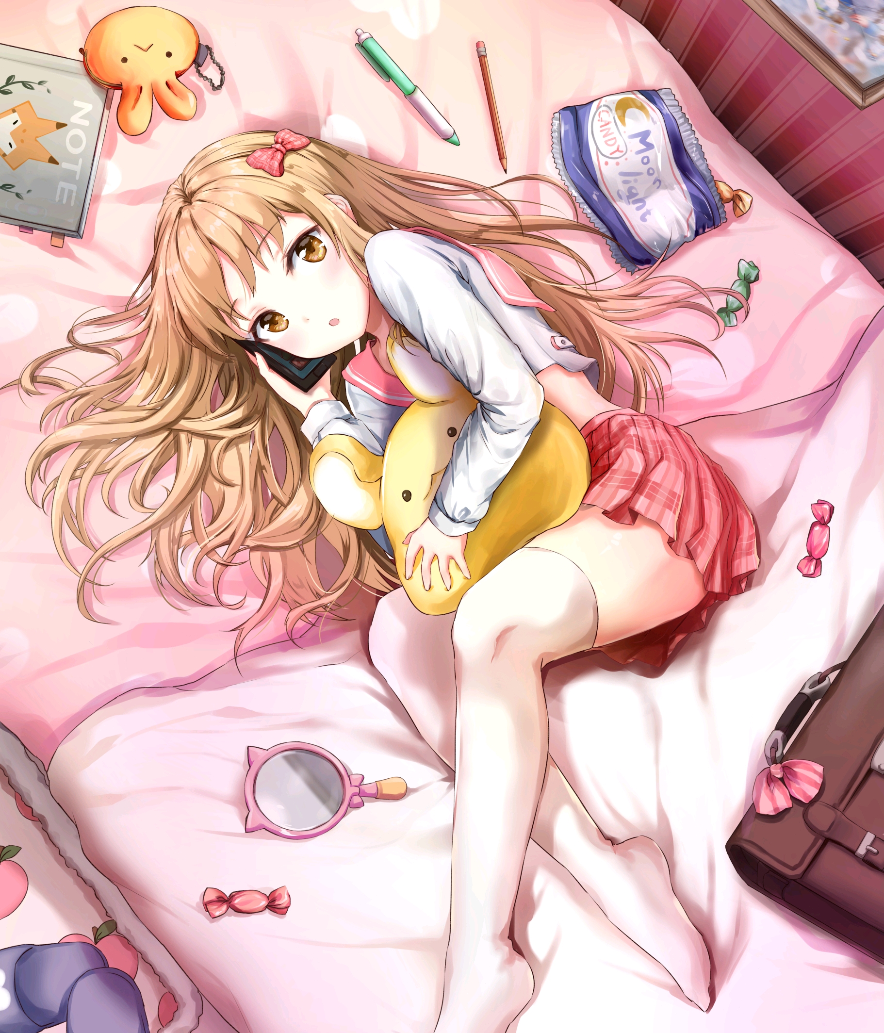 动画 动漫杂谈 黑,白,丝,过膝袜,超可爱二次元美少女,萌,二次元!